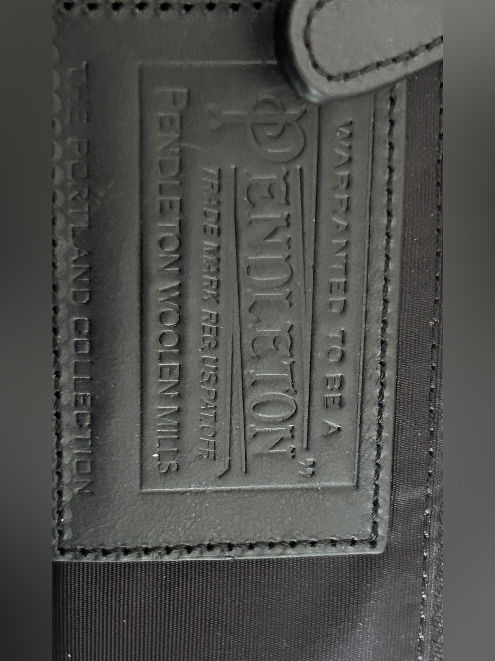 PENDLETON LEATHER/WOOL CLUTCH - Picture 3 of 5